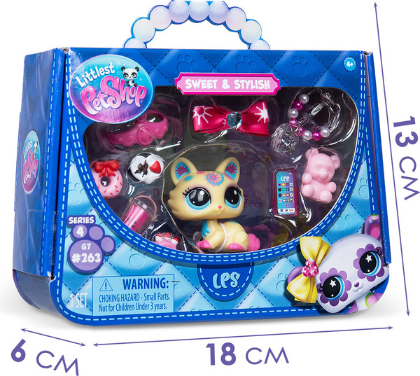 Изображение товара Игровой набор Hasbro Littlest Pet Shop Кошка Рэгдолл / 00714_LPS