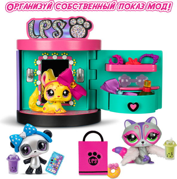Изображение товара Игровой набор Hasbro Littlest Pet Shop Сюжет Станция Стиля / 00722_LPS