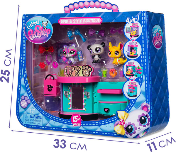 Изображение товара Игровой набор Hasbro Littlest Pet Shop Сюжет Станция Стиля / 00722_LPS