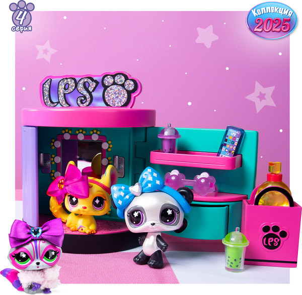 Изображение товара Игровой набор Hasbro Littlest Pet Shop Сюжет Станция Стиля / 00722_LPS