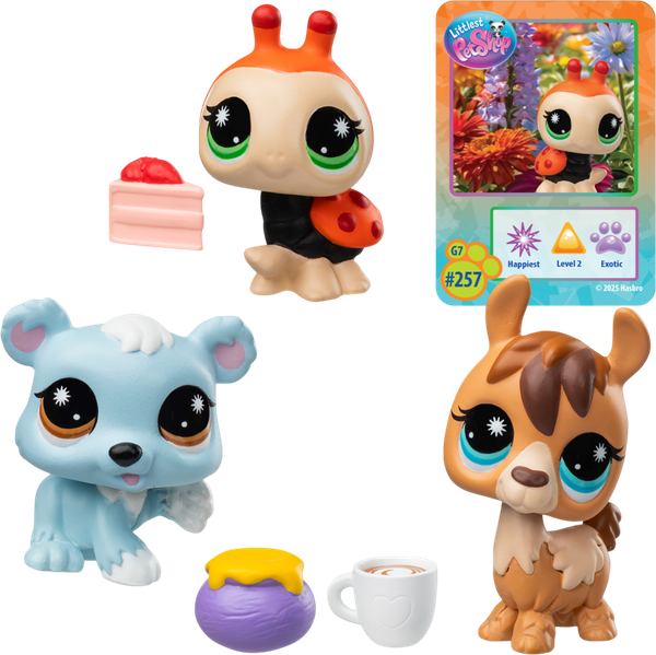 Изображение товара Игровой набор Hasbro Littlest Pet Shop Три друга Сладкоежки / 00738_LPS