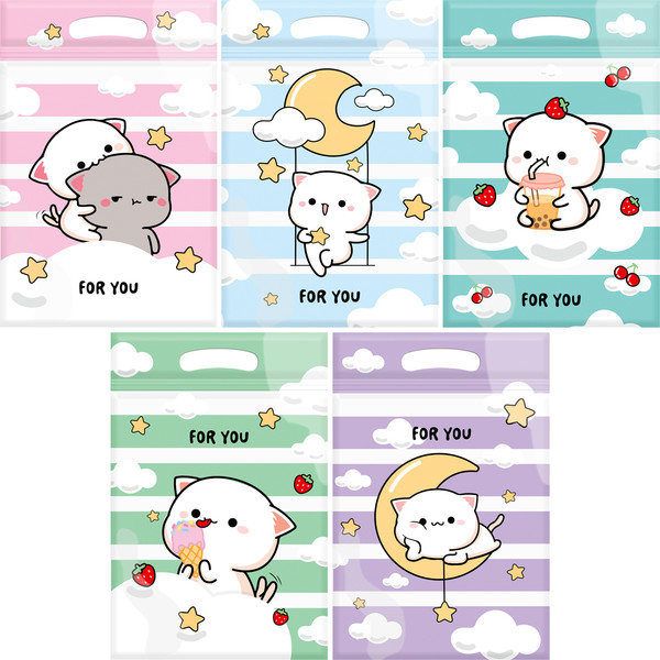 Изображение товара Набор пакетов подарочных Meshu Cloud cat / MS_66870 (35шт)