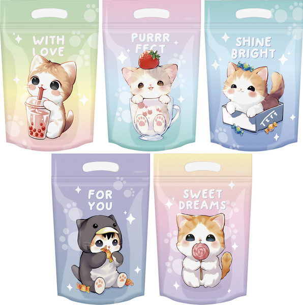 Изображение товара Набор пакетов подарочных Meshu Cute kitten / MS_66871 (35шт)