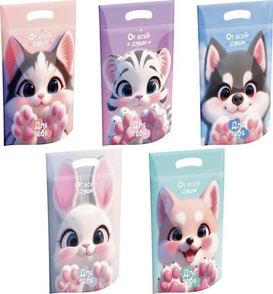 Изображение товара Набор пакетов подарочных Meshu Friends gift / MS_66868 (35шт)