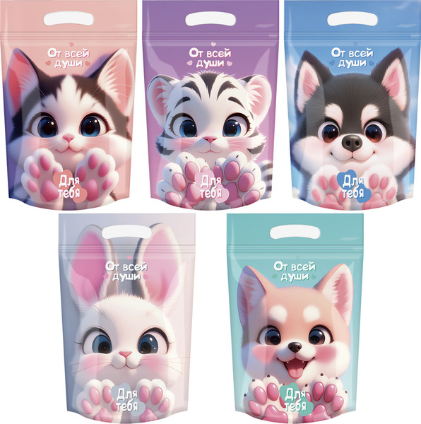 Изображение товара Набор пакетов подарочных Meshu Friends gift / MS_66868 (35шт)