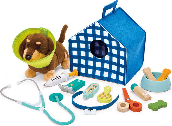 Изображение товара Набор доктора детский Hape Ветеринарная клиника для щенков / E3229_HP