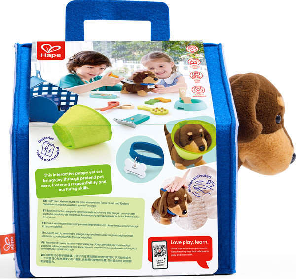 Изображение товара Набор доктора детский Hape Ветеринарная клиника для щенков / E3229_HP
