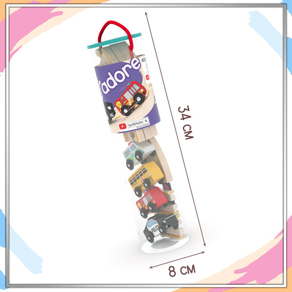 Изображение товара Автотрек Hape J’adore Городские службы Транспорт / 824012_HPJ