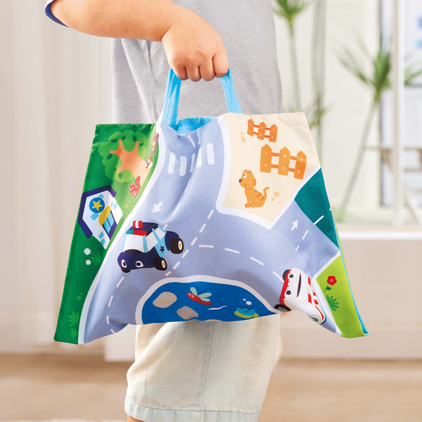 Изображение товара Набор игрушечных автомобилей Hape Навстречу приключениям Плюшевые машинки / E0076_HP