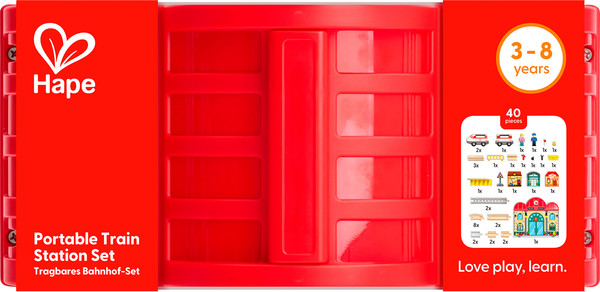 Изображение товара Железная дорога игрушечная Hape Железнодорожная станция / E3877_HP