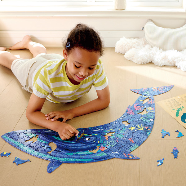 Изображение товара Пазл Hape Водный мир Горбатый кит / E1668_HP