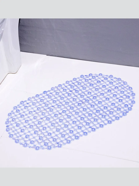 Изображение товара Коврик для ванной ILLU Антискользящий ПВХ 62x34 / xb2440814 (прозрачный)