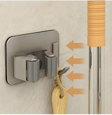 Изображение товара Держатель аксессуаров для ванной ILLU Y2440908 (серый металлик)