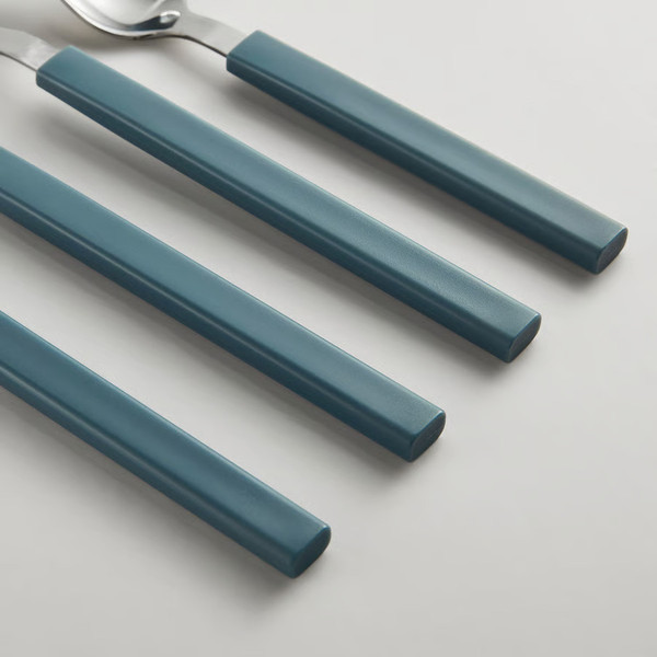 Изображение товара Набор столовых приборов Ikea Тонгмэрла 806.083.01 (16шт, серый/синий)