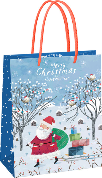 Изображение товара Пакет подарочный Meshu Christmas / MS_61580