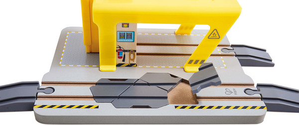 Изображение товара Железная дорога игрушечная Hape Железная дорога Строительный кран / E3878_HP