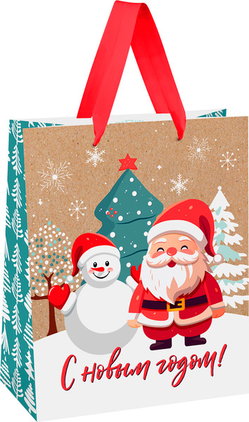 Изображение товара Пакет подарочный Meshu Happy Santa / MS_66115