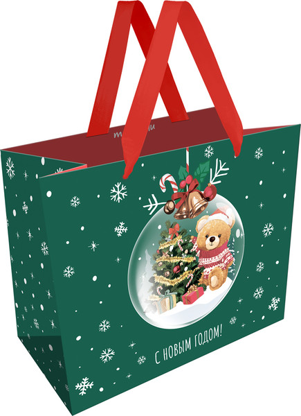 Изображение товара Пакет подарочный Meshu Christmas Bear / MS_66198