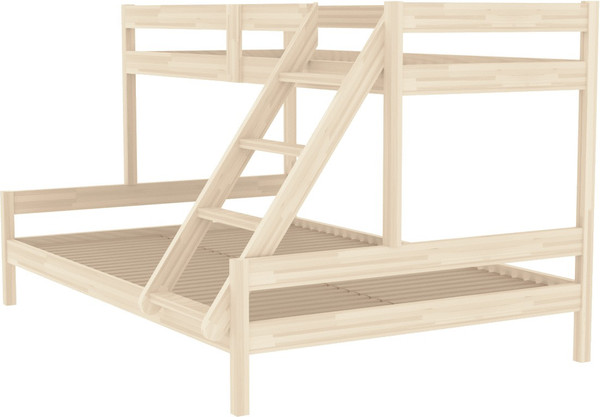 Изображение товара Двухъярусная кровать ФанДОК Ф-136.1-01 90x140/200 (лак)