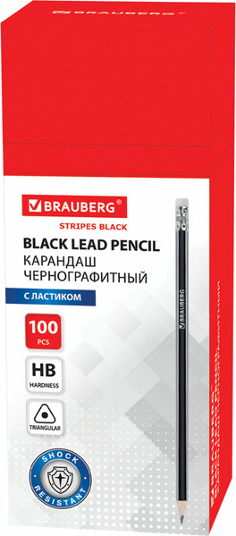 Изображение товара Простой карандаш Brauberg Alderida / 180610