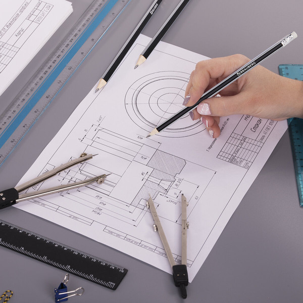 Изображение товара Простой карандаш Brauberg Alderida / 180610