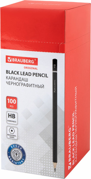 Изображение товара Простой карандаш Brauberg Touch Line / 180621 (черный)