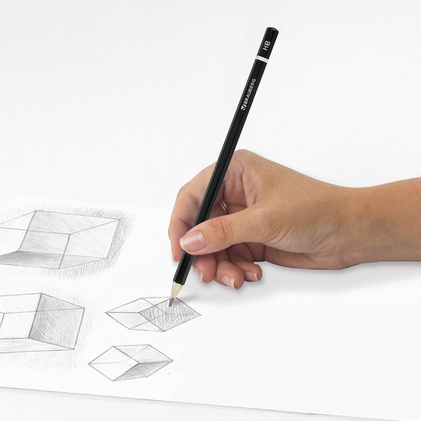 Изображение товара Простой карандаш Brauberg Touch Line / 180621 (черный)
