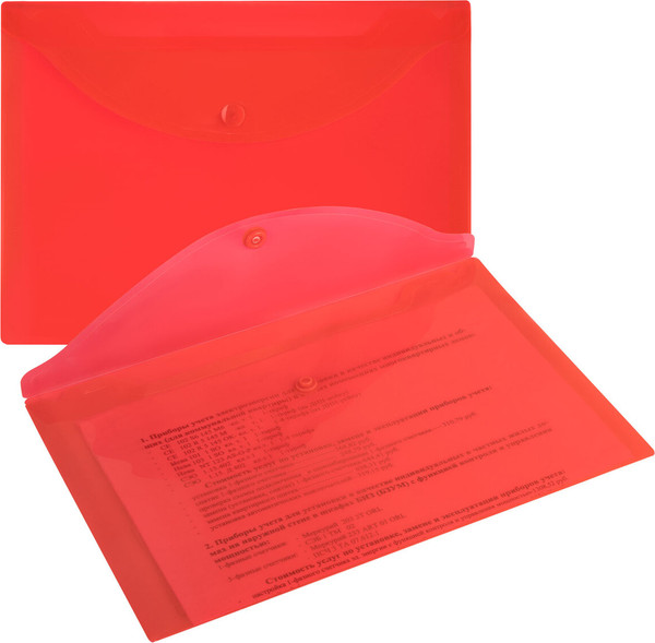 Изображение товара Папка-конверт Brauberg Universal / 273068 (красный)