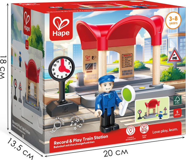 Изображение товара Элемент железной дороги Hape Интерактивная станция / E3884_HP