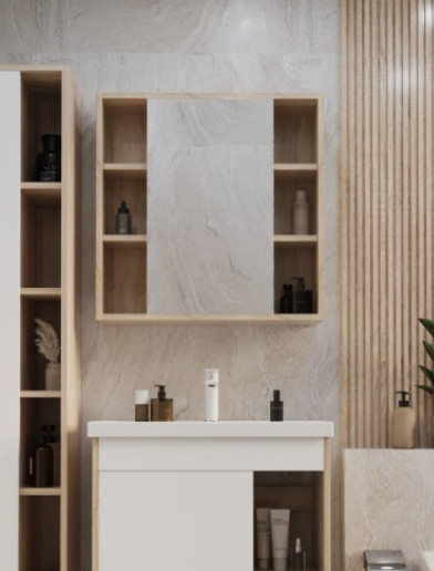 Изображение товара Шкаф с зеркалом для ванной Mixline Милтон-70 / 557616