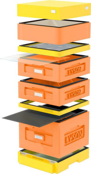 Изображение товара Улей Lyson Дадан На 10 Рамок / WK267OR (оранжевый/желтый)