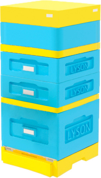 Изображение товара Улей Lyson Дадан На 10 Рамок / WKG267RD (красный/серый)