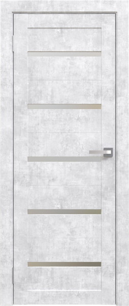 Изображение товара Дверь межкомнатная Юни Амати 01М 70x200 (бетон снежный/стекло белое)