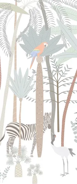 Изображение товара Фотообои листовые Citydecor Джунгли зовут 28 (100x260см)