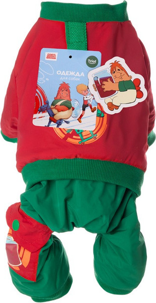 Изображение товара Комбинезон для животных Triol Союзмультфильм Пропеллер / 12251279 (M, красный/зеленый)