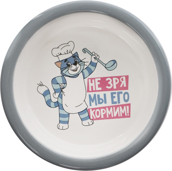 Изображение товара Миска для животных Triol Союзмультфильм Матроскин и Галчонок / 30231066