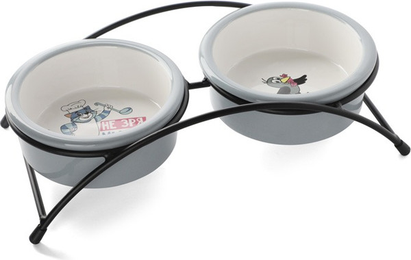 Изображение товара Миска для животных Triol Союзмультфильм Матроскин и Галчонок / 30231066