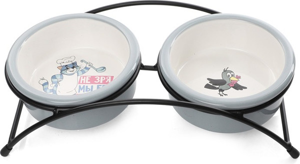 Изображение товара Миска для животных Triol Союзмультфильм Матроскин и Галчонок / 30231066