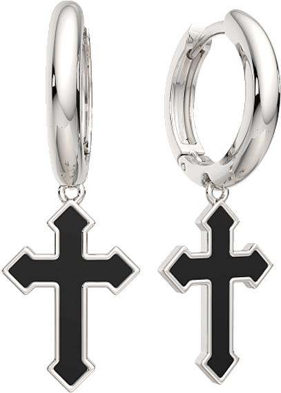 Изображение товара Серьги из серебра ZORKA 0300536 (с эмалью)