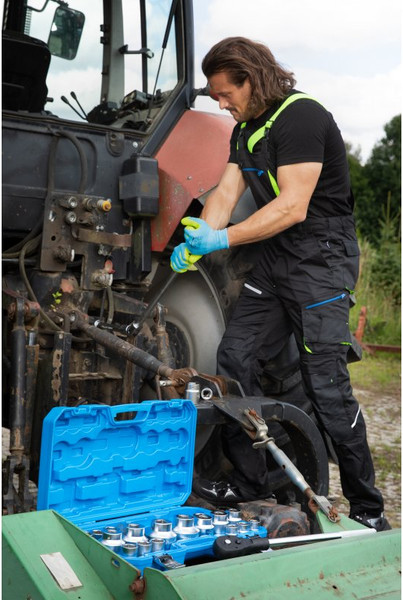 Изображение товара Полукомбинезон рабочий Hoegert Reetz HT5K824-M (р.50, черный)