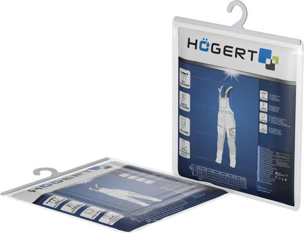 Изображение товара Полукомбинезон рабочий Hoegert Reetz HT5K824-M (р.50, черный)