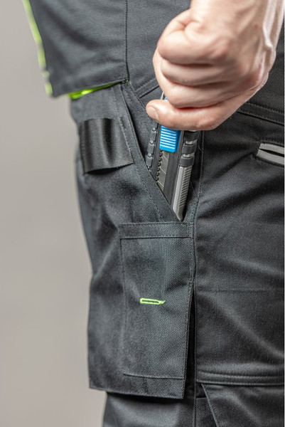 Изображение товара Полукомбинезон рабочий Hoegert Reetz HT5K824-M (р.50, черный)