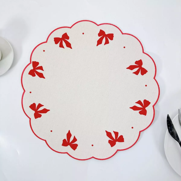 Изображение товара Набор сервировочных салфеток Arya Fiesta / 8680943258861 (белый)