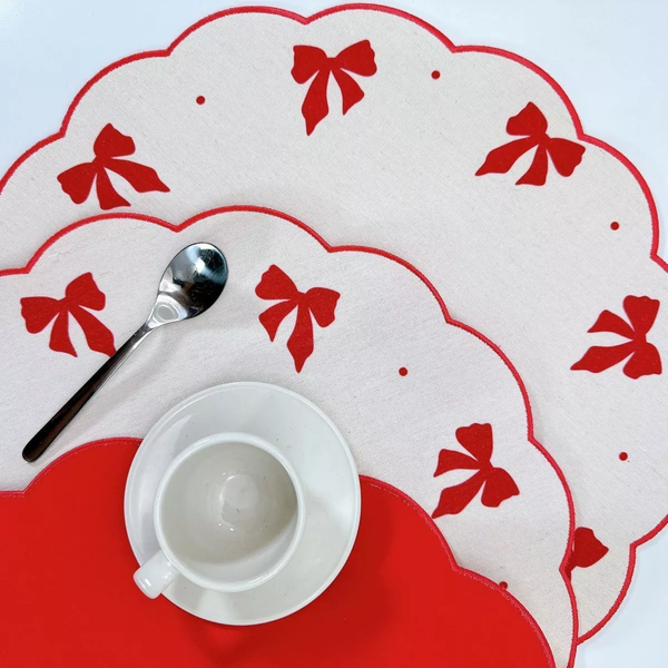 Изображение товара Набор сервировочных салфеток Arya Fiesta / 8680943258861 (белый)