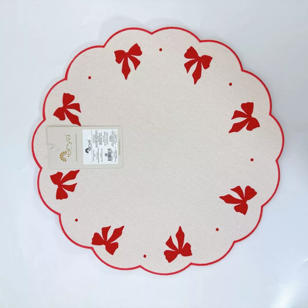 Изображение товара Набор сервировочных салфеток Arya Fiesta / 8680943258861 (белый)