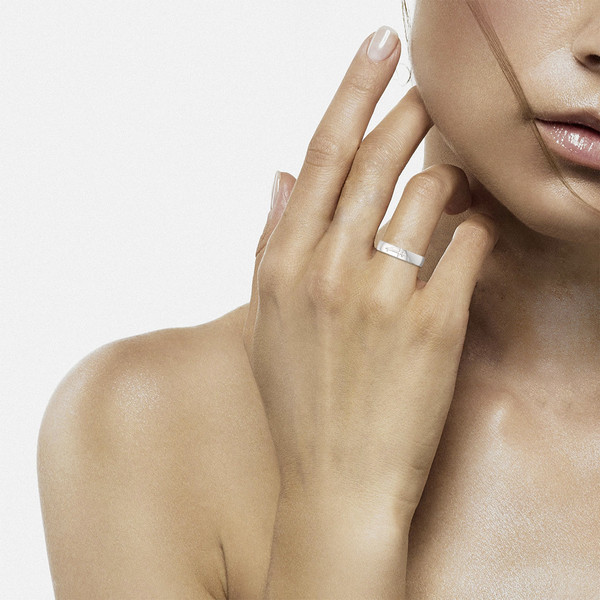 Изображение товара Комплект ювелирных украшений из серебра ZORKA Венчальный (0430009.2.REL, 0200049.REL р.18)