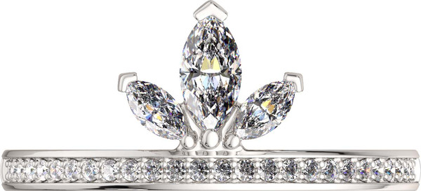 Изображение товара Комплект ювелирных украшений из серебра ZORKA 0210769, 0210197, 0200072-CD (р.16.5)