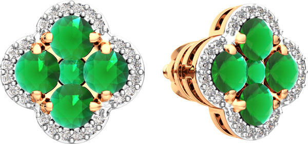 Изображение товара Комплект ювелирных украшений из розового золота ZORKA 3D2098.14K.R, 2D20201.14K.R (р.17.5)