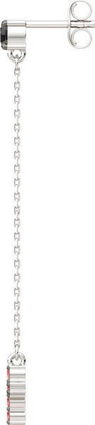 Изображение товара Комплект ювелирных украшений из серебра ZORKA Серьги 03101350, колье 05501350 40см