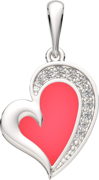 Изображение товара Комплект ювелирных украшений из серебра ZORKA Сердце (06401348, 0440396, 04401400)